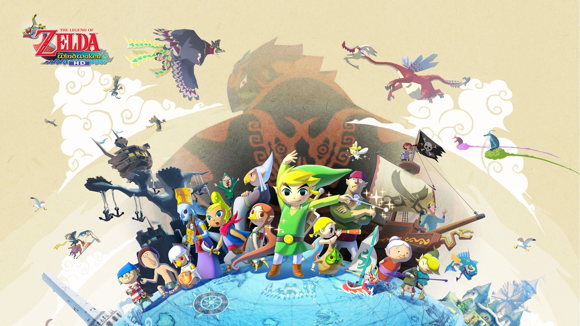 The Legend of Zelda: Wind Waker key art