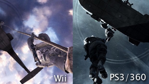 Modern Warfare Wii Compared To Modern Warfare Ps3 360 Destructoid