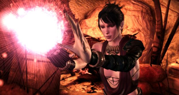 Dragon Age Origins -- First Night at Camp -- Gift Giving and Morrigan 