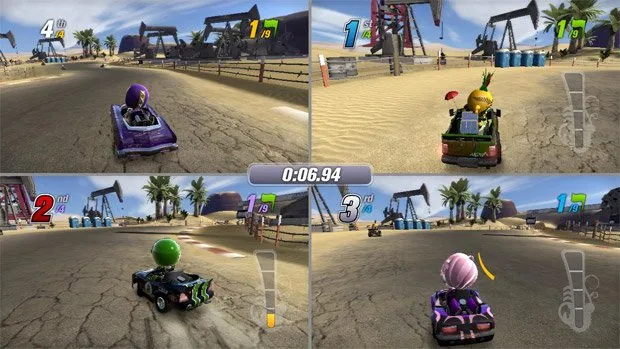 Verzamelen Vertrek Zeeziekte Four-player split screen: ModNation Racers has it! – Destructoid