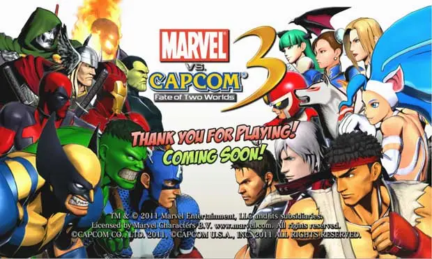 Ultimate Marvel Vs. Capcom 3 Marvel Vs. Capcom 3: Fate Of Two Worlds Marvel  Super Heroes