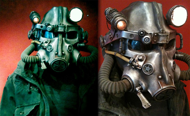 fallout style motorcycle helmet NCR Ranger The distressed red make you feel real cool and unique Fallout Post-Apocalyptic Motorcycle Helmet -