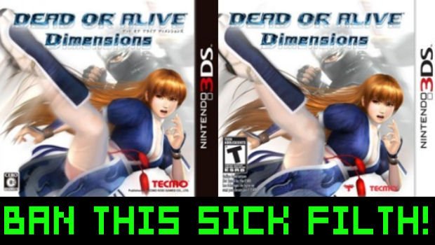 ESRB censors thigh from Dead or Alive Dimensions box art – Destructoid