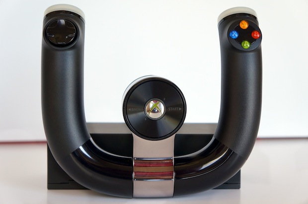 Microsoft Xbox 360 Wireless Speed Wheel Black Model 1470 Racing