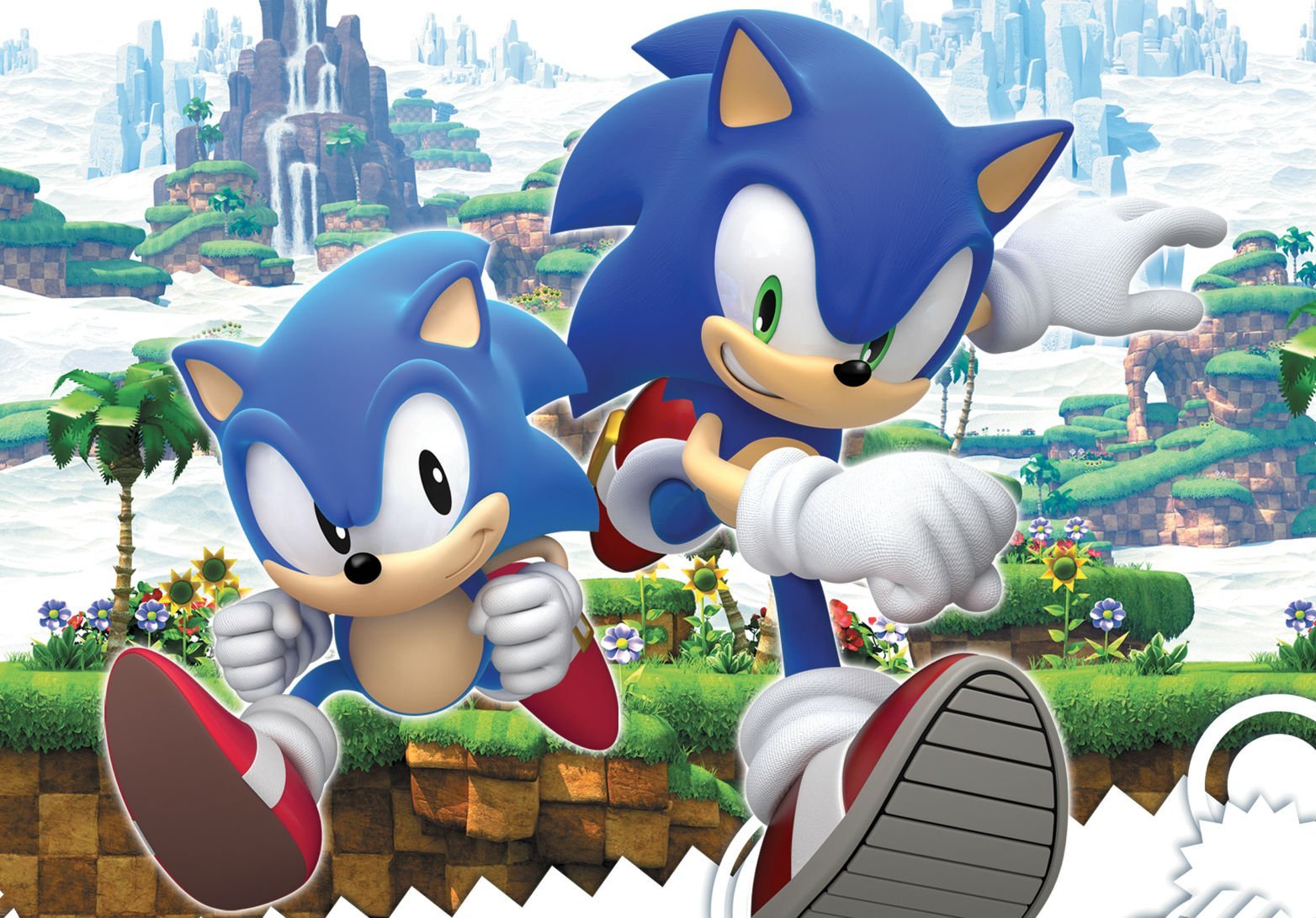 Return to the Green Hill Zone as Classic and Modern Sonic in the New Sonic  Generations Demo