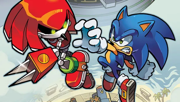 Finally some action! Metal Knuckles zooms into Sonic #243
