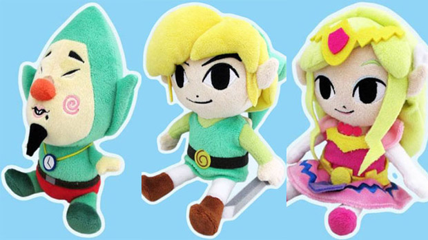 3Pcs The Legend of Zelda Plush Link Princess Zelda Tingle Stuffed
