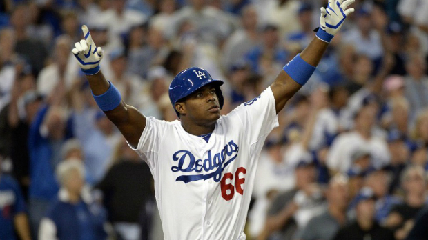 MLB 15 The Show cover revealed (It is Yasiel Puig) : r/baseball