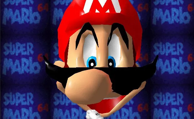 Super Mario 64 Face Stretch App