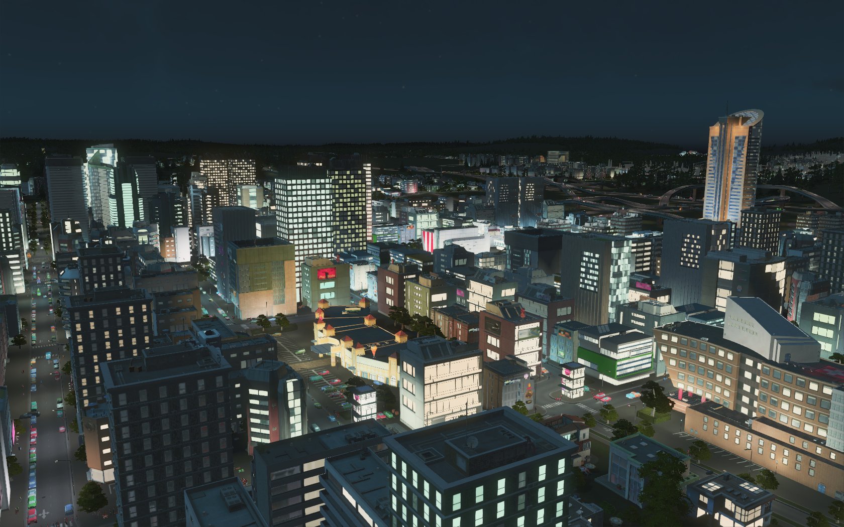 You can now revel in nighttime fun with Cities Skylines: After
