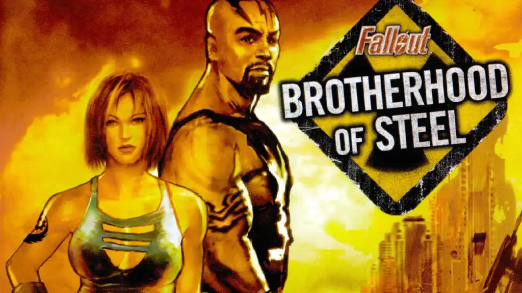 'Fallout: Brotherhood of Steel' poster showcasing the protagonists