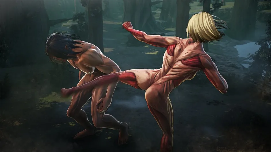 Naked attack on titans