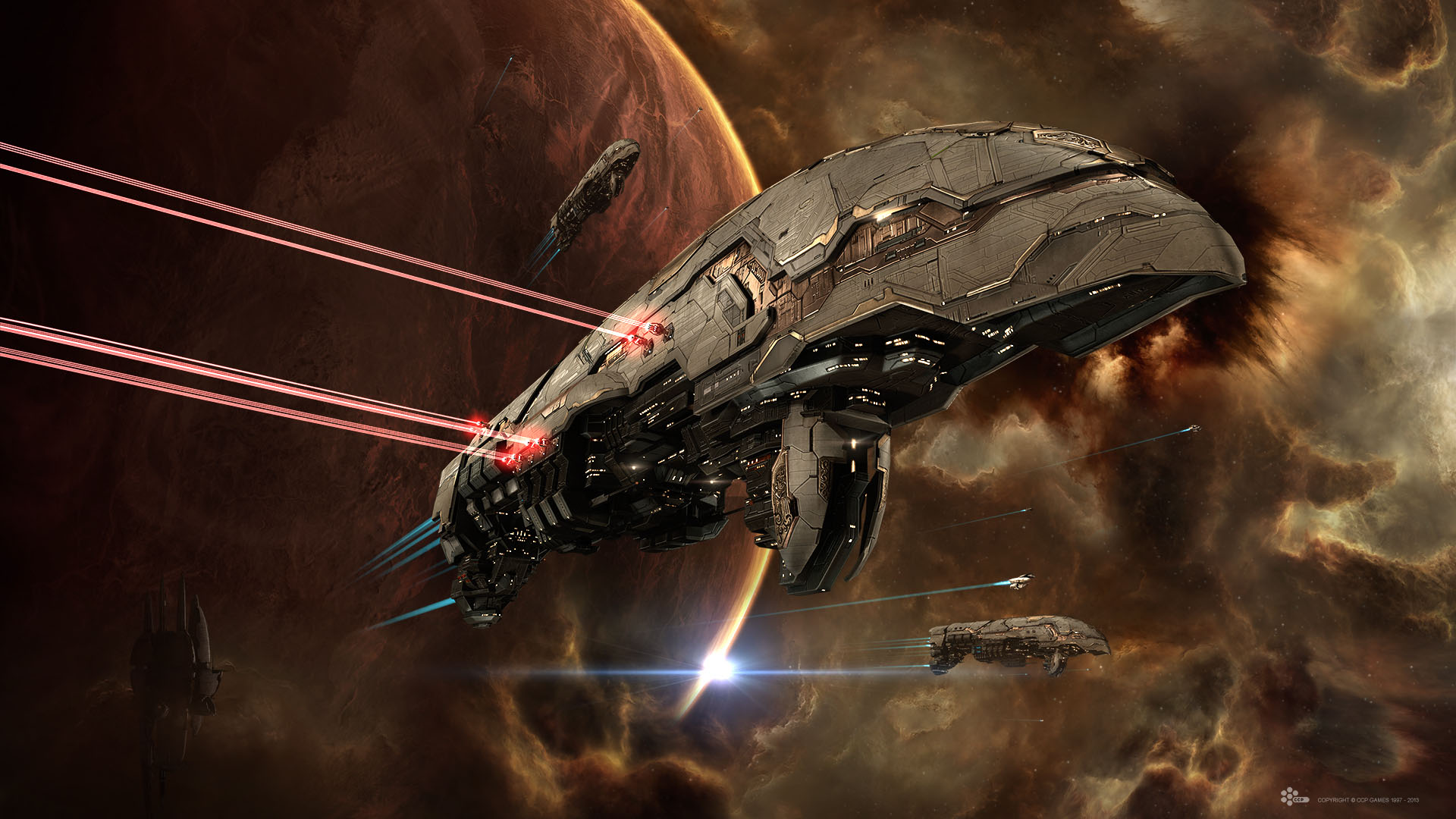 EVE Online - Gameplay Video  Welcome to EVE Online, the game where players  write history in a universe of unrivaled beauty, depth and opportunity.  Find out what you can do as
