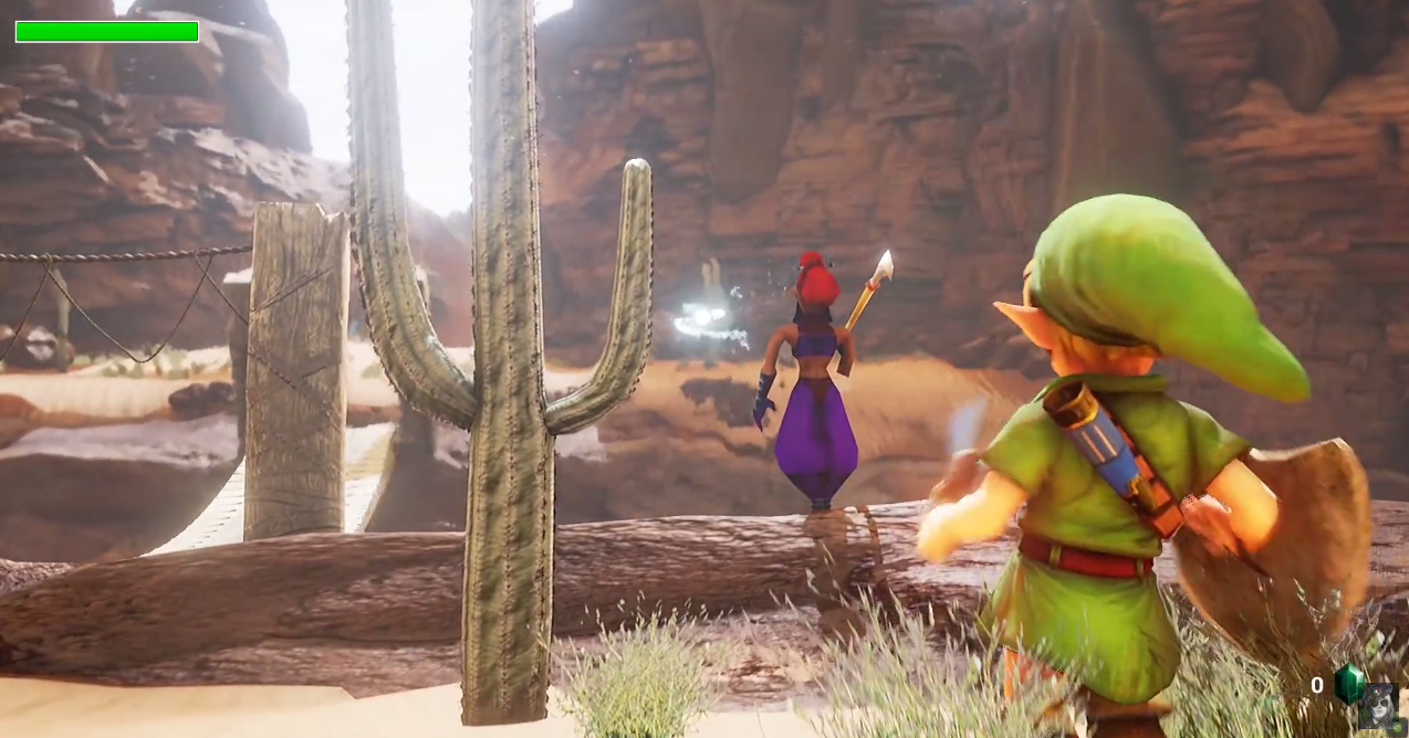Legend of Zelda: Ocarina of Time Brought into Unreal Engine 5 with  CryZENx's Fan Remake｜Game8