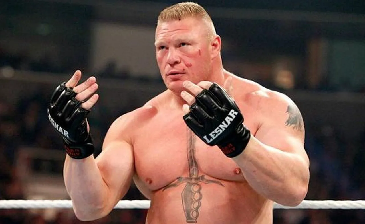 Photo Brock Lesnars Tramp Stamp Tattoo  MMA News  UFC News Results   Interviews
