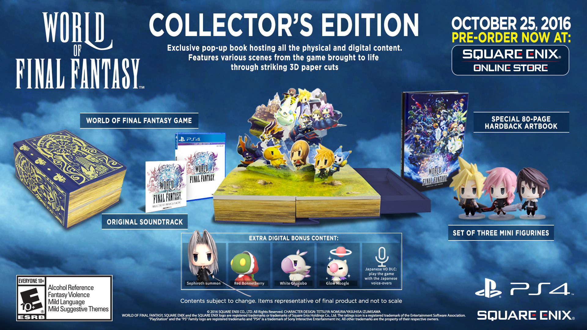 The World of Final Fantasy collector's edition massive –