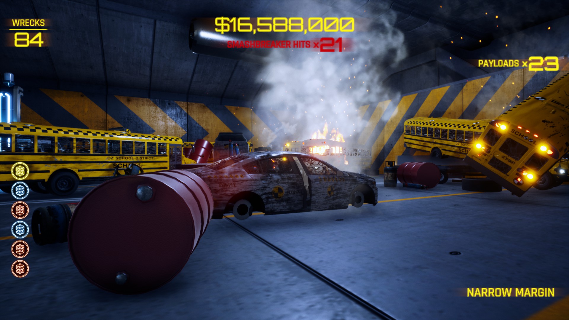 Danger Zone Game features the biggest and best car crashes