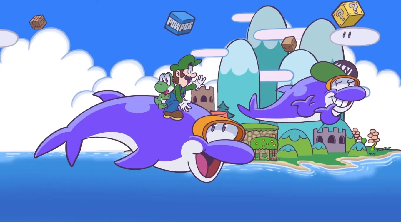 Super mario песня. Марио рыба. Mario World. Super Mario World cartoon.