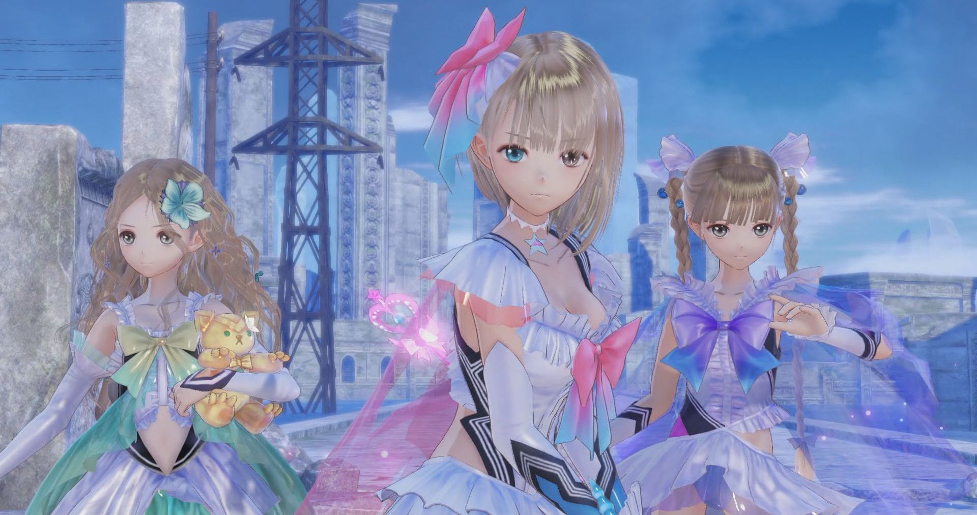 Kishida Mel X Hoshizaki Ao Blue Reflection Second Light Live Wallpaper   MoeWalls