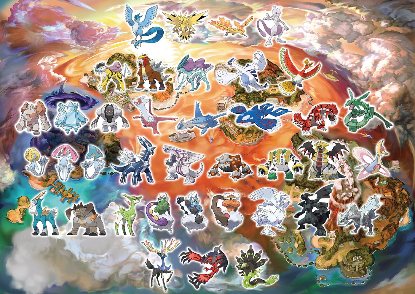 Pixelmon Legendaries, Legendary Pokémon