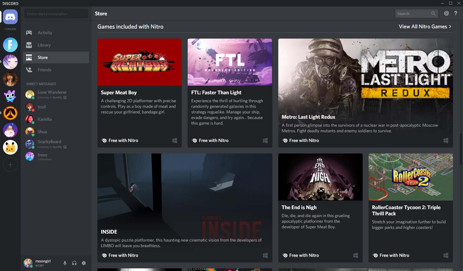 Discord Nitro Includes 60 Games, And They're Good