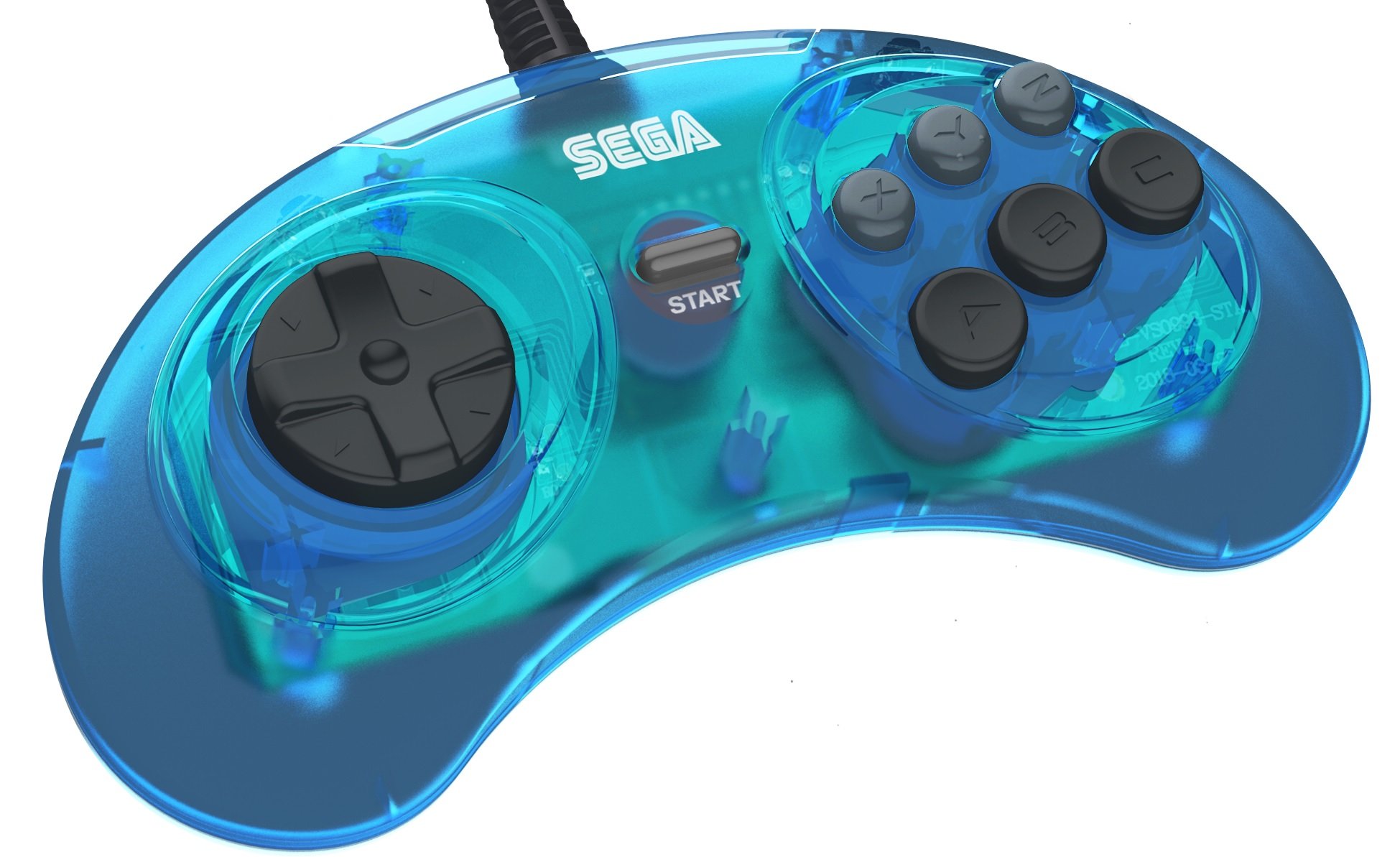 Ghz Retro-Bit Sega Saturn Wireless Pro Controller For