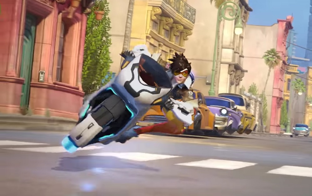 Overwatch's new Storm Rising trailer features Tracer on a bike