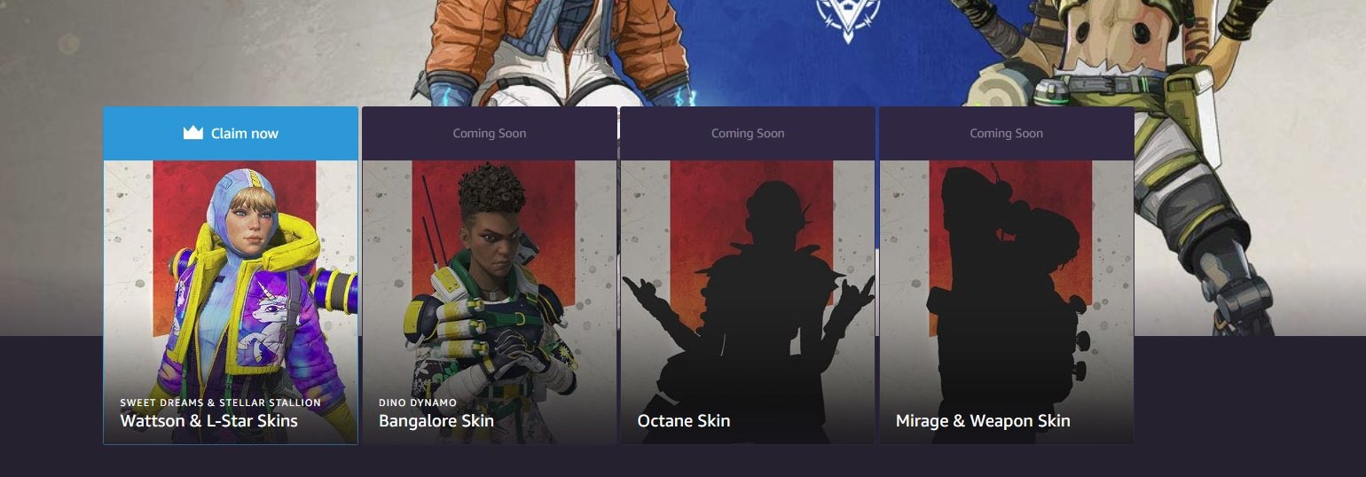 Twitch Prime Is Doling Out Four Free Apex Legends Skins Destructoid