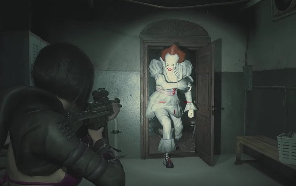 Resident Evil 2 mod Mr. X for IT's Pennywise – Destructoid