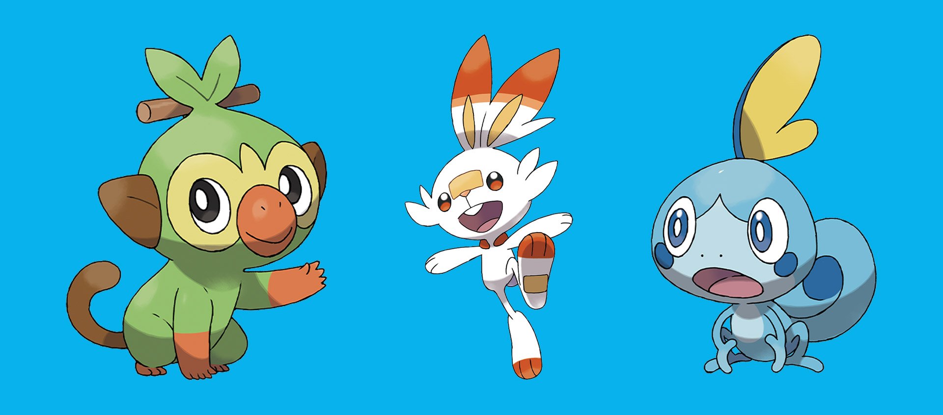 What are the starter Pokemon in Pokemon Sword and Shield?