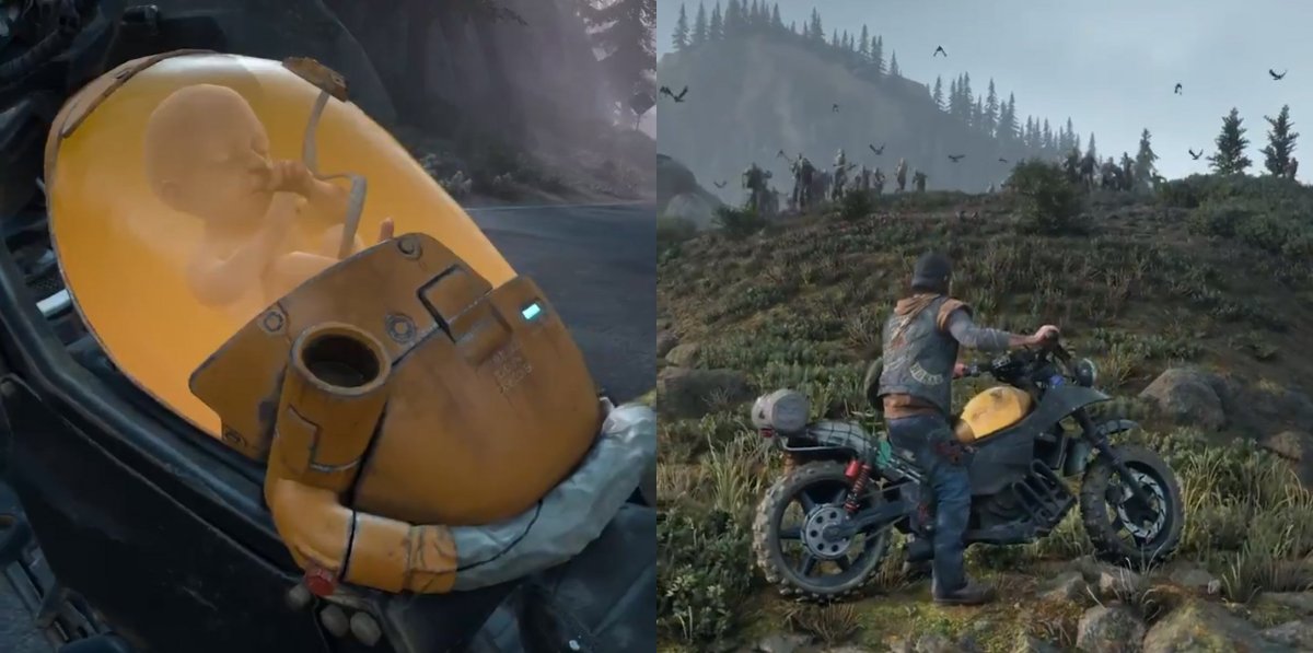 The Death Stranding crossover items in Days Gone