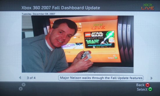 Xbox 360 dashboard first The Xbox