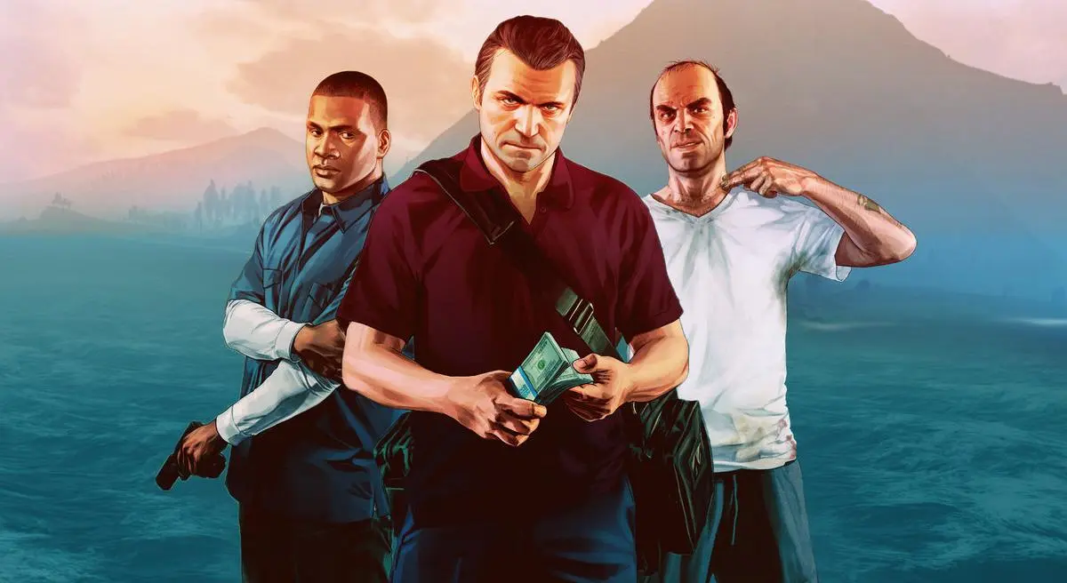 The Grand Theft Auto V trio