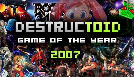 The nominees for Destructoid Game of the Year 2007 – Destructoid