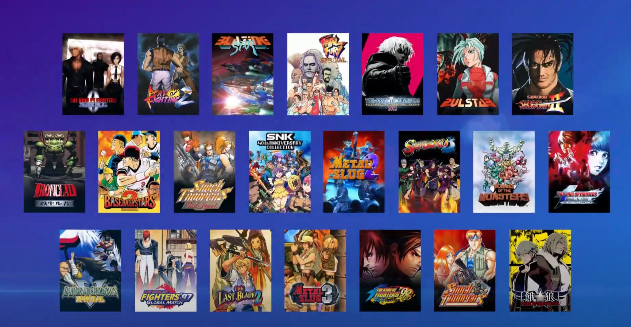 Final lineup of SNK games on  Prime Gaming announced