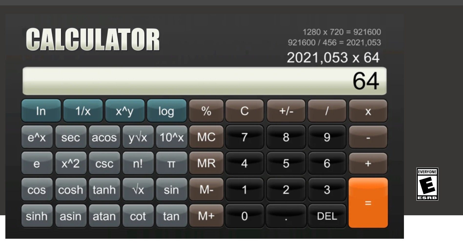Nintendo Switch Calculator
