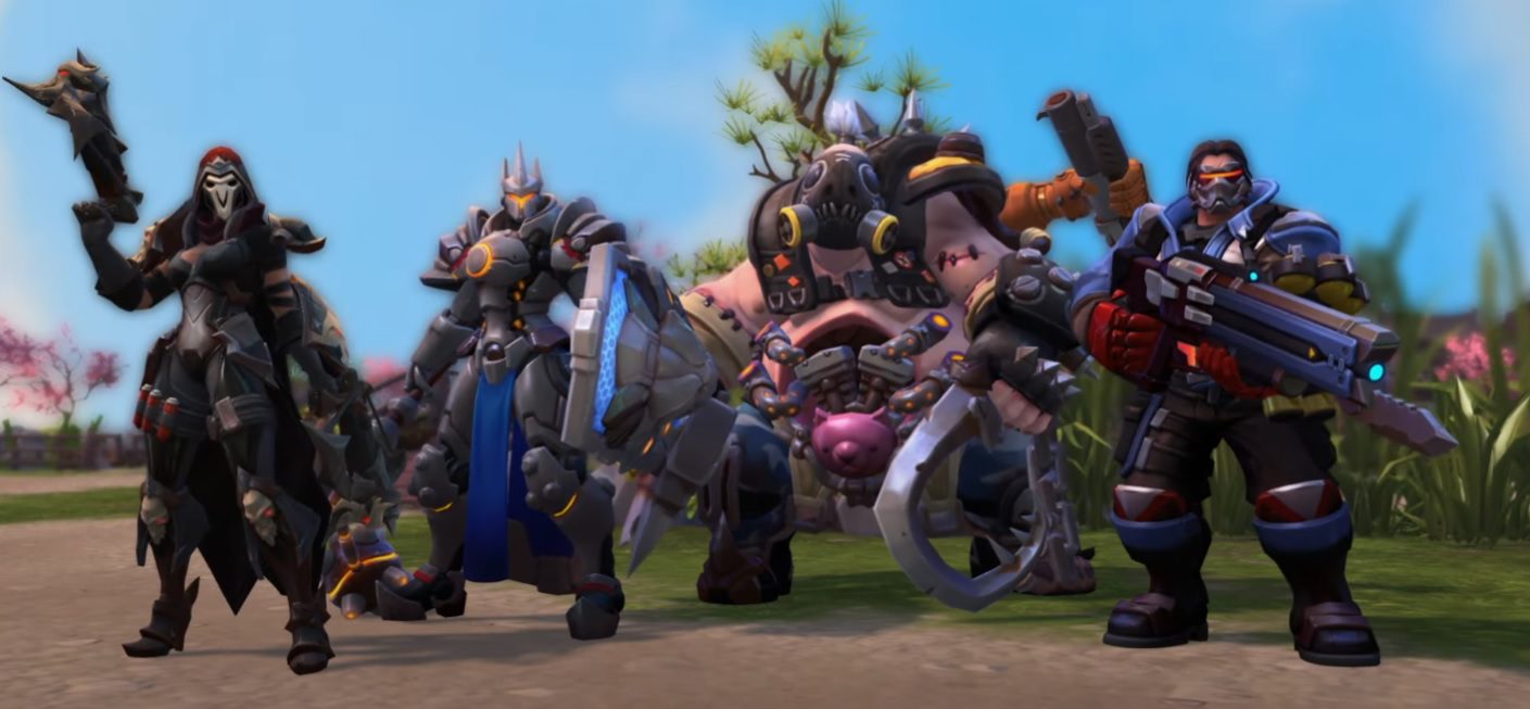 All the Overwatch Characters in Heroes of the Storm! 