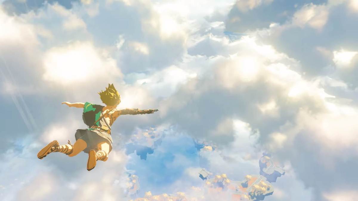 Link in the sky in Breath of the Wild 2