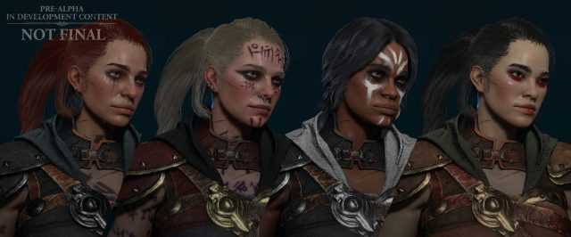 Character customization in Diablo IV