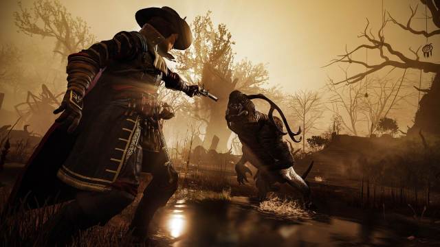 Fighting monsters in GreedFall