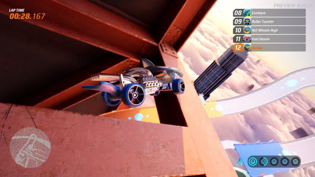 Flying off-course with Sharkruiser in Hot Wheels Unleashed