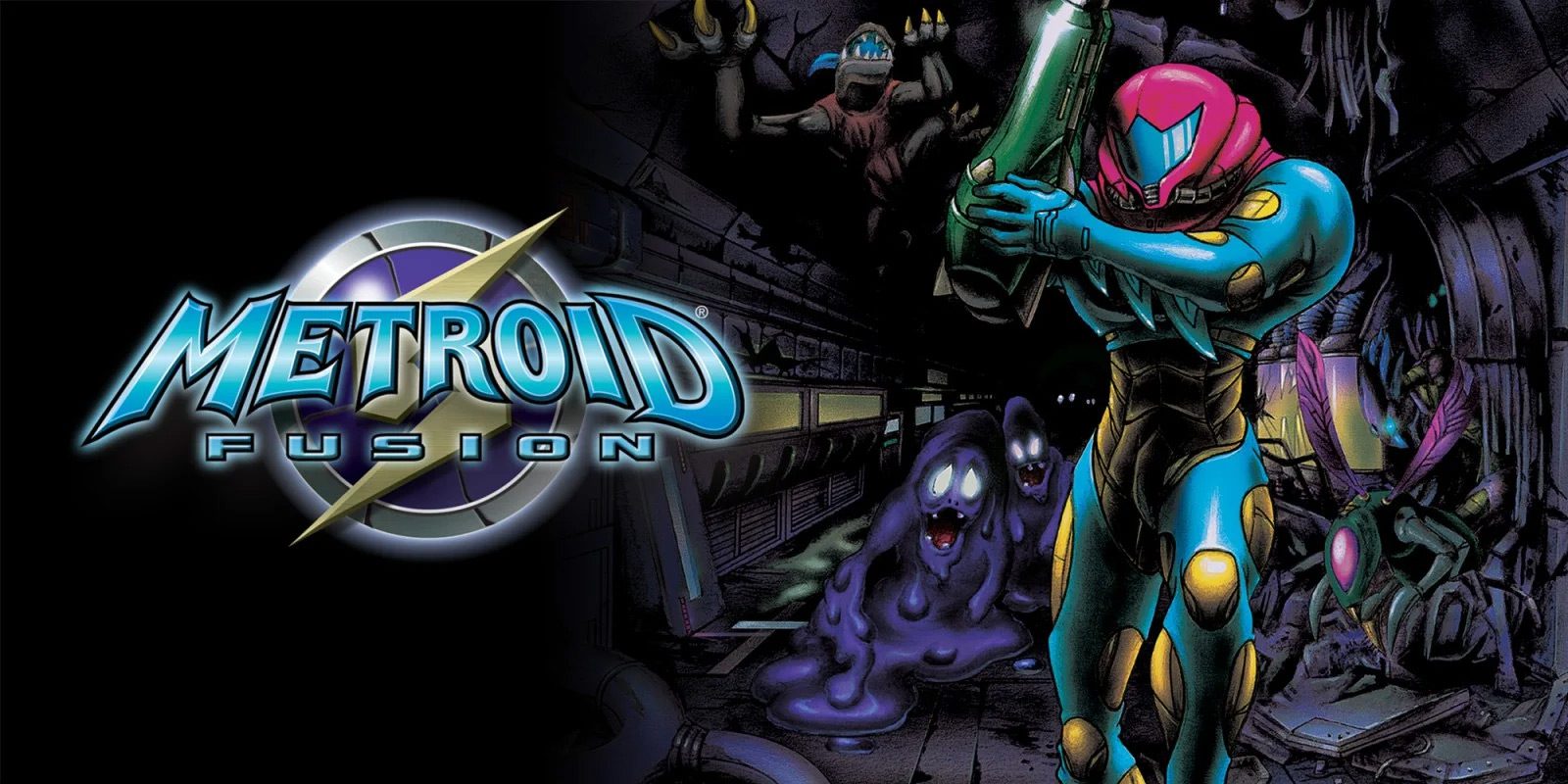 Metroid Fusion artwork with Samus