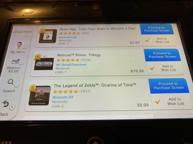 Metroid Wii U charts 2