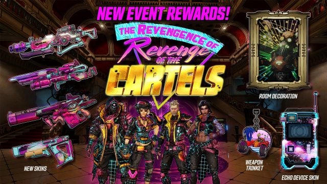 The cosmetic rewards for Revengence of the Revenge of the Cartels