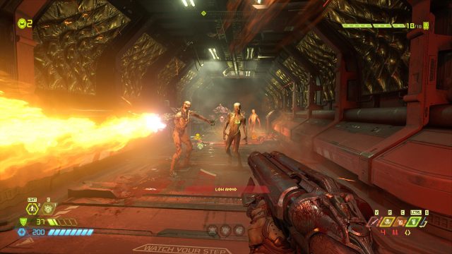 Doom Eternal Zombie with a Flamethrower