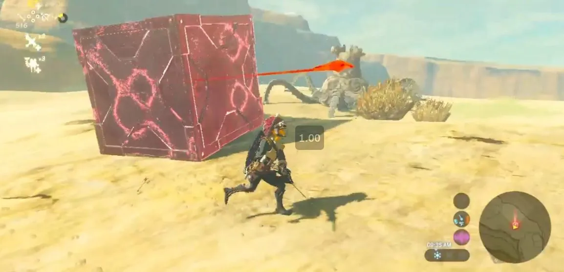Zelda Guardian fight