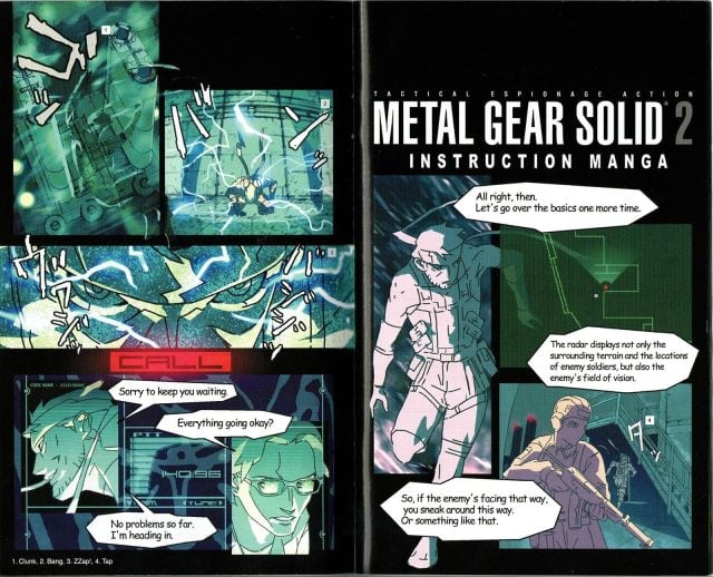 Metal Gear Solid 2 Instruction Manga