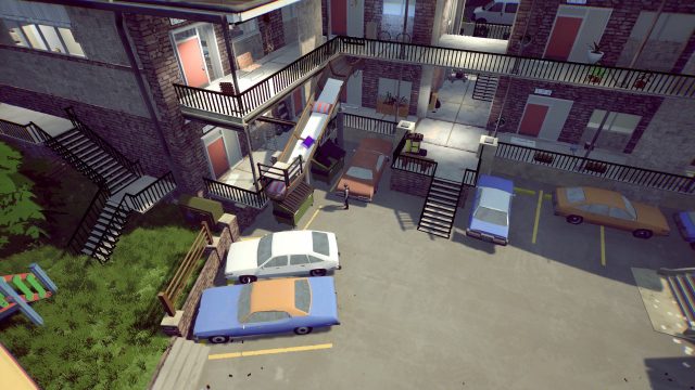An apartment complex