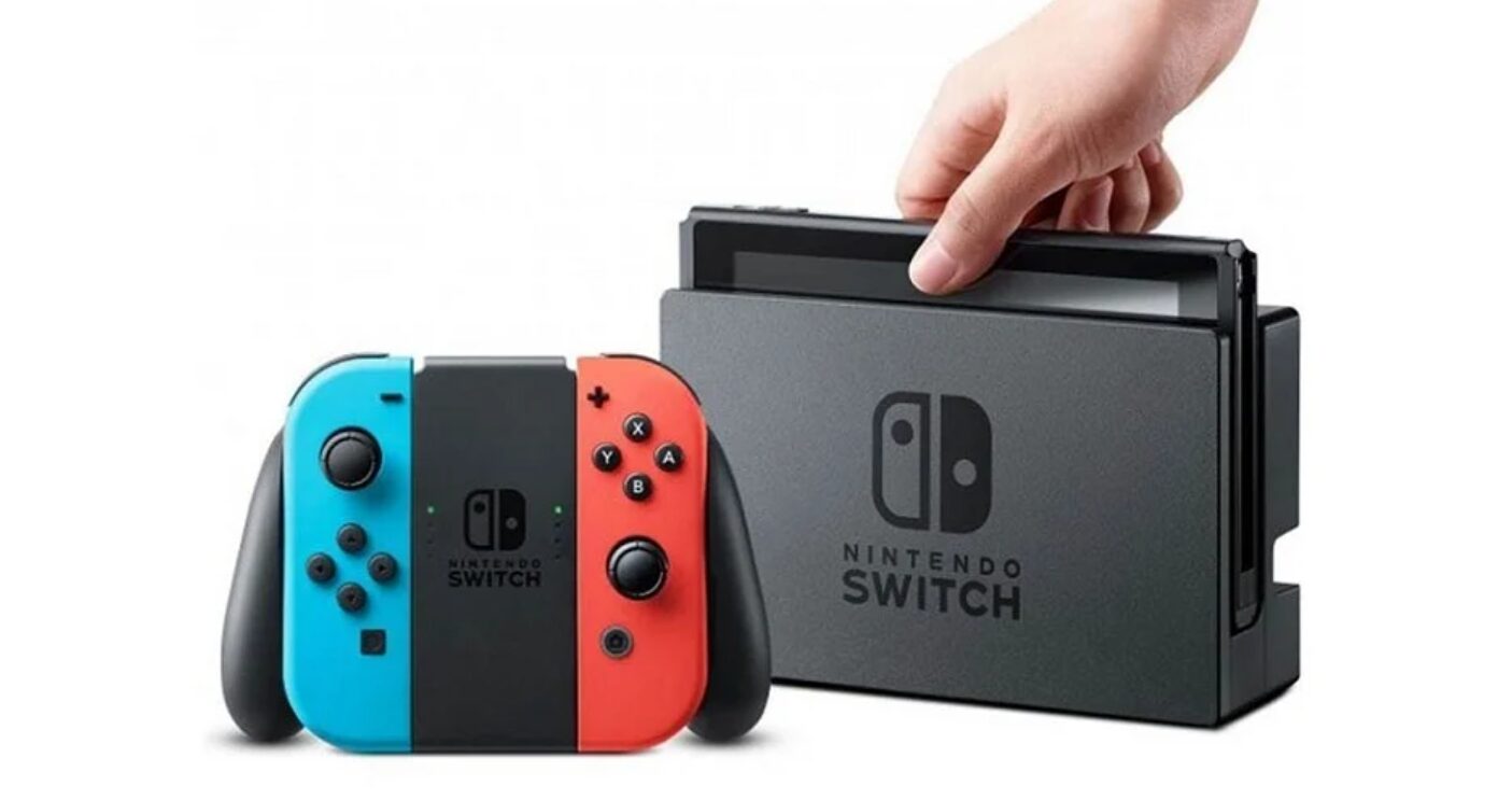 Nintendo Switch dock and controller