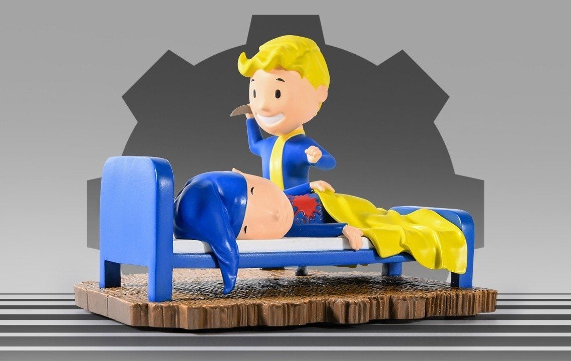 Fallout Mr. Sandman figurine